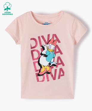Tee-shirt fille avec motif XXL pailleté – Disney vue1 - DISNEY DTR - GEMO