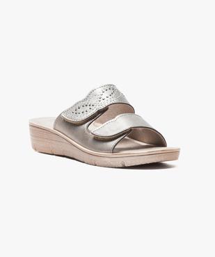 Mules confort strass et paillettes vue2 - GEMO (CONFORT) - GEMO