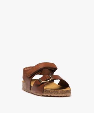 Sandales bébé garçon avec brides en cuir - Na! vue2 - NA! - GEMO