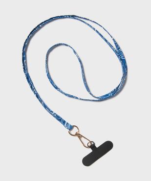 Cordon de téléphone à motifs cachemire vue1 - GEMO (ACCESS) - GEMO