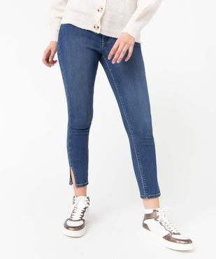 Jean femme coupe skinny longueur 7/8ème vue1 - GEMO(FEMME PAP) - GEMO