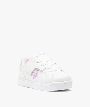 Baskets fille unies avec licorne brodée - Skechers vue2 - SKECHERS - GEMO