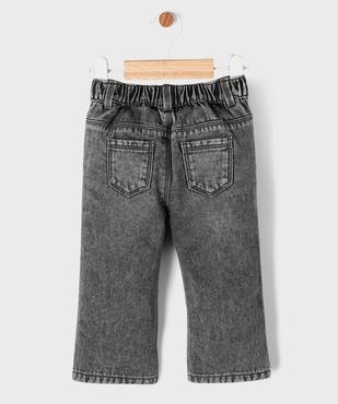 Jean avec étoiles brodées bébé fille vue4 - GEMO(BEBE DEBT) - GEMO