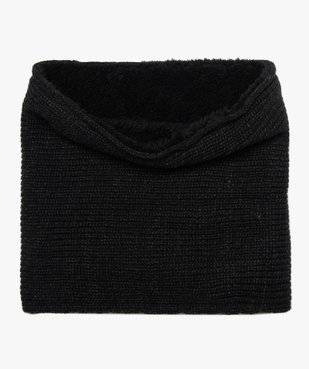 Snood garçon en grosse maille à doublure poilue vue1 - GEMO (JUNIOR) - GEMO