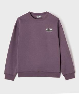 Sweat à col rond coupe ajustée garçon vue2 - GEMO 4G GARCON - GEMO