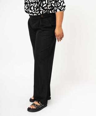 Pantalon large à pinces femme grande taille vue1 - GEMO (G TAILLE) - GEMO