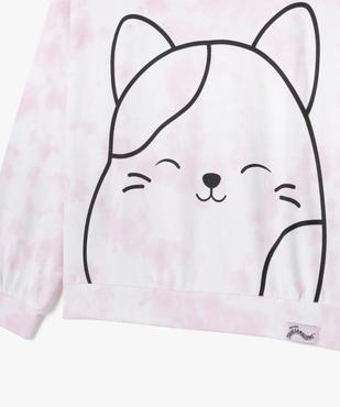 Sweat imprimé intérieur molletonné fille - Original Squishmallows vue2 - SQUISHMALLOWS - GEMO