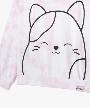 Sweat imprimé intérieur molletonné fille - Original Squishmallows vue2 - SQUISHMALLOWS - GEMO