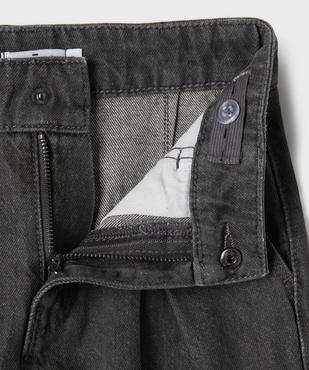 Jean wide leg à pinces avec taille ajustable fille vue3 - GEMO (ENFANT) - GEMO