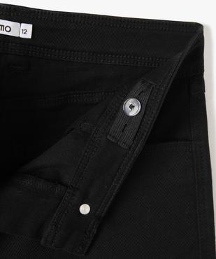 Short fille en toile denim avec revers vue2 - GEMO 4G FILLE - GEMO