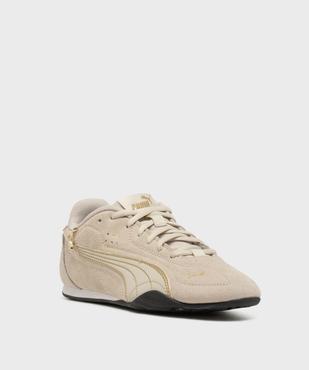 Tennis fines en suédine avec charms femme - Puma vue2 - PUMA - GEMO