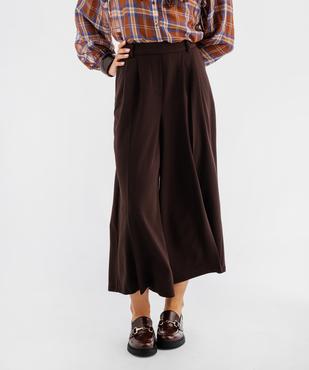 Pantacourt large fluide femme vue1 - GEMO(FEMME PAP) - GEMO