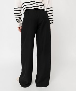 Pantalon large avec taille haute femme vue3 - GEMO(FEMME PAP) - GEMO