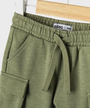 Short uni avec poches cargo bébé garçon vue2 - GEMO(BEBE DEBT) - GEMO