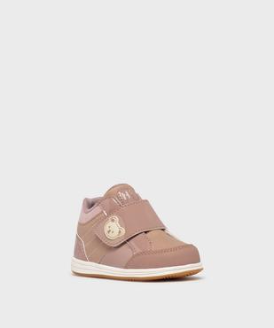 Chaussures premiers pas fermeture scratch bébé fille - Hobiz vue2 - HOBIZ - GEMO