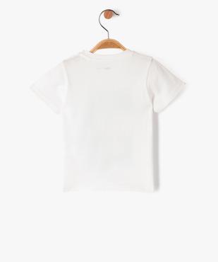 Tee-shirt manches courtes imprimé bébé garçon vue3 - GEMO(BEBE DEBT) - GEMO
