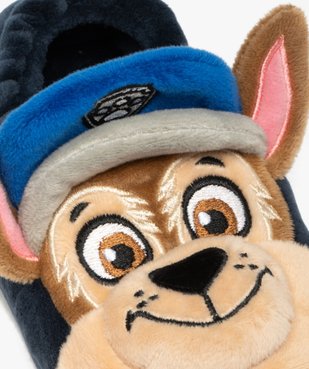 Chaussons garçon en velours avec col élastique Chase - Pat Patrouille vue6 - PAT PATROUILLE - GEMO