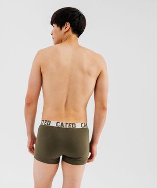 Boxer en coton stretch unis homme (lot de 2) - Camps United vue6 - CAMPS GEMO FOR GOOD - GEMO