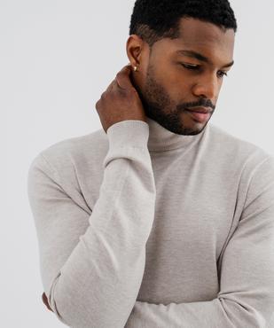 Pull col roulé en maille fine homme vue6 - GEMO 4G HOMME - GEMO