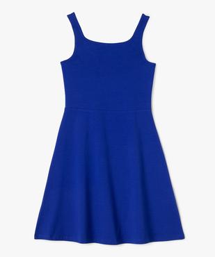 Robe à bretelles avec jupe évasée fille vue3 - GEMO 4G FILLE - GEMO