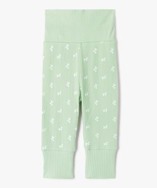 Ensemble naissance évolutif 3 pièces bébé fille body, pantalon et bonnet vue6 - GEMO 4G BEBE - GEMO