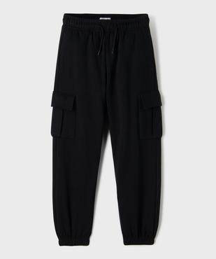 Pantalon de jogging coupe ample avec poches cargo garçon vue3 - GEMO 4G GARCON - GEMO