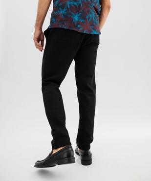 Pantalon en maille sergée casual homme vue3 - GEMO (HOMME) - GEMO