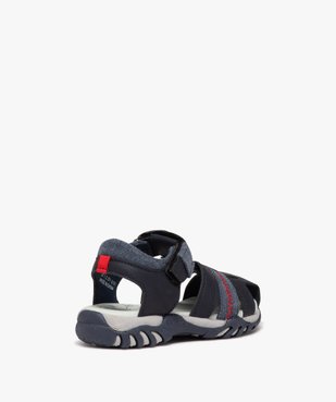 Sandales garçon à brides style denim et à scratch vue5 - BUGGY - GEMO