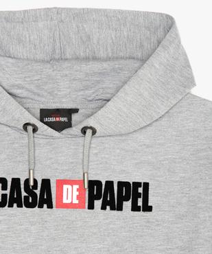 Sweat fille large et court à capuche - La Casa de Papel vue2 - CASA DE PAPEL - GEMO