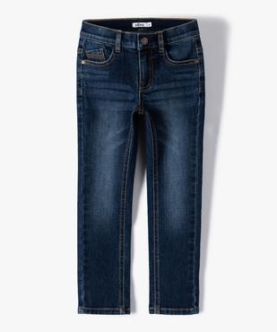 Jean garçon coupe Slim contenant du polyester recyclé vue1 - GEMO 4G GARCON - GEMO