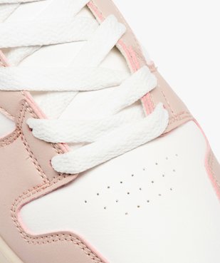 Baskets mid bicolores femme vue6 - GEMO 4G FEMME - GEMO