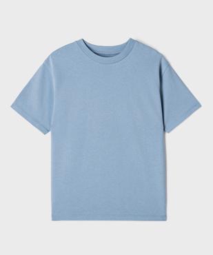 Tee-shirt manches courtes et col rond garçon vue1 - GEMO (JUNIOR) - GEMO