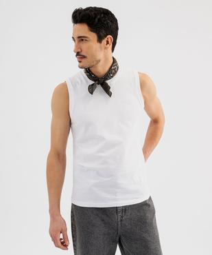 Débardeur à col rond uni homme vue6 - GEMO 4G HOMME - GEMO