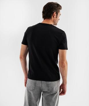 Tee-shirt à manches courtes et col V homme vue3 - GEMO 4G HOMME - GEMO