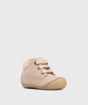 Bottillons en cuir bébé fille - Lovely Wings vue2 - LOVELY WINGS - GEMO