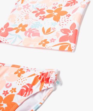 Maillot de bain bébé fille 2 pièces tankini fleuri vue2 - GEMO(BEBE DEBT) - GEMO