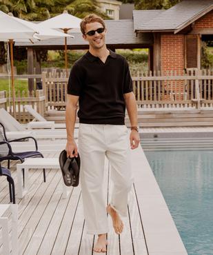 Pantalon chino coupe large homme vue7 - GEMO 4G HOMME - GEMO
