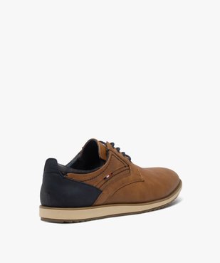 Derbies homme bicolores avec semelle sport - Mario Baldano vue11 - MARIO BALDANO - GEMO
