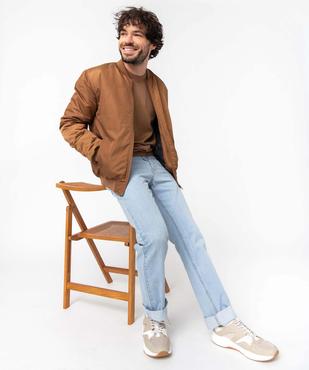 Jean coupe Regular légèrement délavé homme vue7 - GEMO 4G HOMME - GEMO