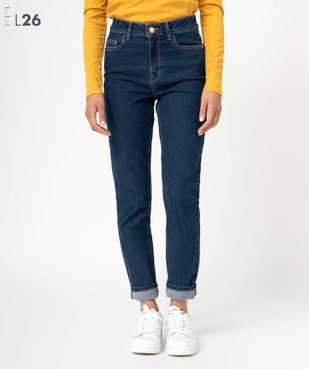 Jean femme coupe Slim taille haute – L26 vue1 - GEMO 4G FEMME - GEMO