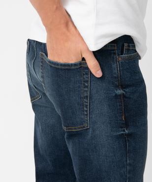 Jean homme coupe straight denim délavé vue2 - GEMO (HOMME) - GEMO