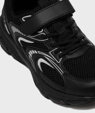 Baskets running à scratch multicolores garçon - 5 Miles vue6 - 5 MILES - GEMO