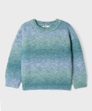 Pull en laine tie-and-dye fille vue1 - GEMO (ENFANT) - GEMO