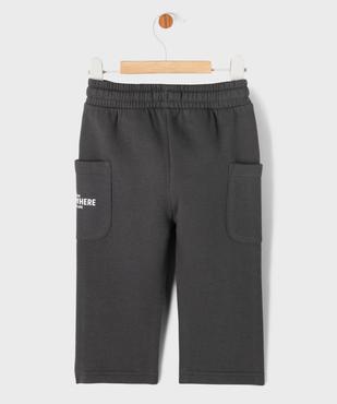 Pantalon de jogging avec taille ajustable bébé garçon vue3 - GEMO 4G BEBE - GEMO