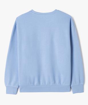 Sweat loose en molleton imprimé fille vue4 - GEMO (JUNIOR) - GEMO