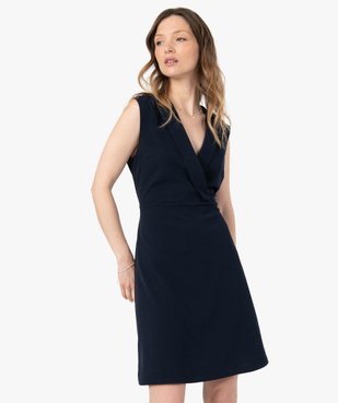 Robe femme sans manches avec dos dentelle vue1 - GEMO(FEMME PAP) - GEMO