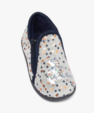 Chaussons bébé fille bottillons à pois brillants – LuluCastagnette vue5 - LULU CASTAGNETT - GEMO