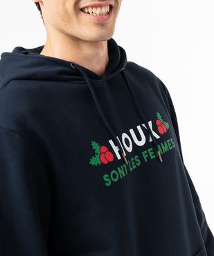 Sweat à capuche spécial Noël homme vue2 - GEMO (HOMME) - GEMO