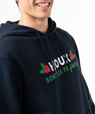 Sweat à capuche spécial Noël homme vue2 - GEMO (HOMME) - GEMO