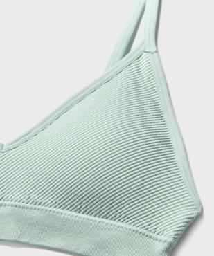 Soutien-gorge triangle à mousses amovibles première lingerie fille vue2 - GEMO (JUNIOR) - GEMO